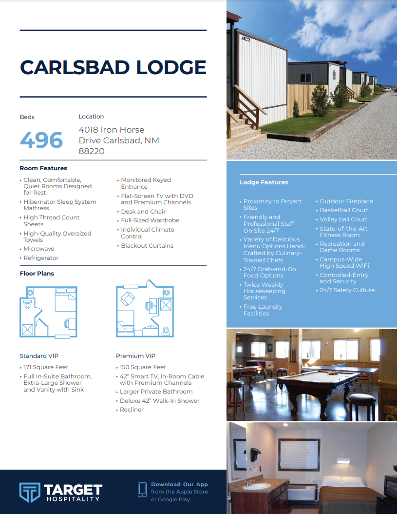 Download the Carlsbad Lodge Brochure
