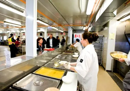 Dining Olympic style