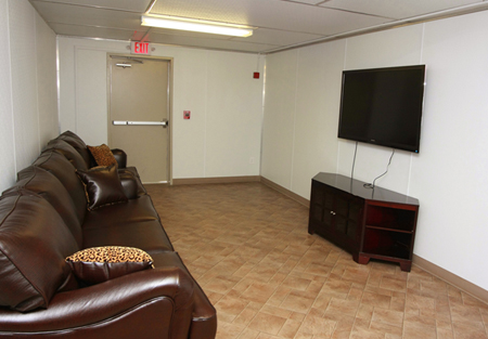 Recreation rooms for connecting with friends and colleagues
