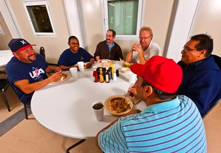 Recreation rooms for connecting with friends and colleagues