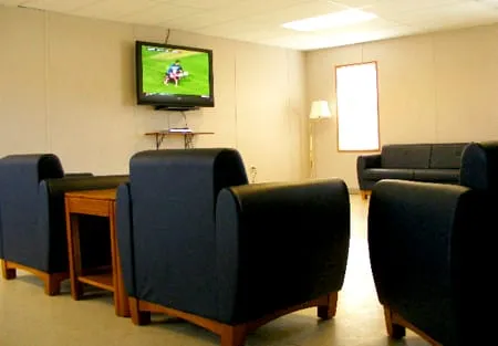 Rest and relaxation in the media room