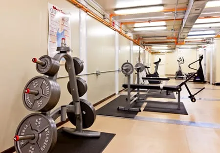 Gyms are good for relieving stress